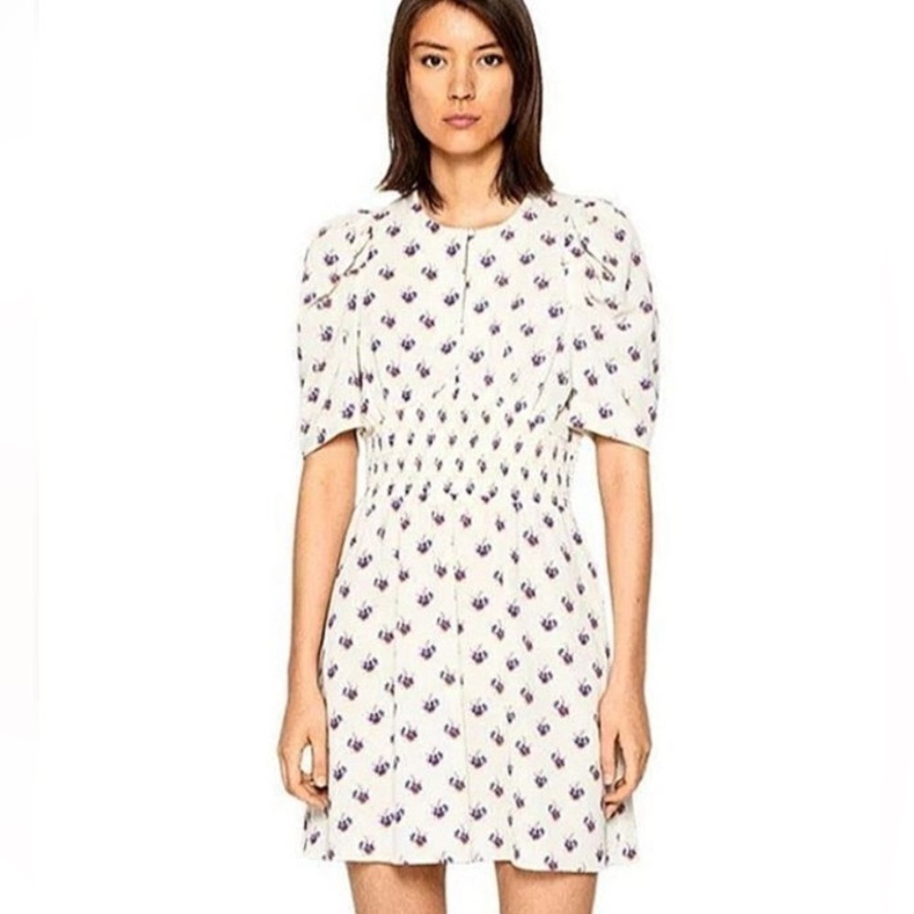Baum Und Pferdgarten Annemone Floral Smocked Dress In Fannik Flower